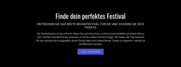 Text Über Das Festival – Kostenloses Professionelles Joomla-Template