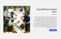 Seien Sie geschäftsorientiert Website-Vorlagen