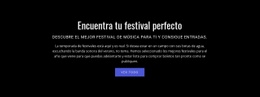 Texto Sobre Festival - Diseño Responsivo