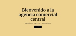 Agencia Comercial Central: Maqueta De Sitio Web Adaptable
