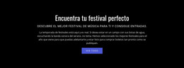 Página De Destino Para Texto Sobre Festival