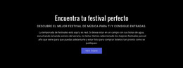 Texto Sobre Festival - Descarga De Plantilla De Sitio Web