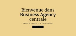 Agence Commerciale Centrale - HTML Page Maker