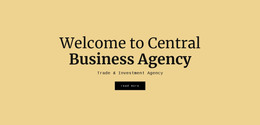 Central Business Agency - HTML Website Template