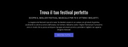 Testo Sul Festival - Crea Bellissimi Modelli