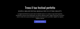 Testo Sul Festival - Download Del Modello Di Sito Web