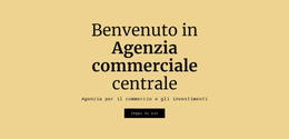 Agenzia D'Affari Centrale - Modello Di Sito Web Professionale