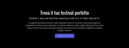 Testo Sul Festival - Tema WordPress Personalizzato