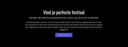 Tekst Over Festival E-Commercewebsite
