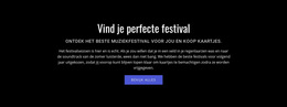Tekst Over Festival Multifunctioneel WordPress-Thema