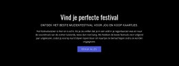 Tekst Over Festival - Responsief Ontwerp