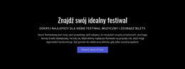 Tekst O Festiwalu - Szablon Projektu Strony Internetowej