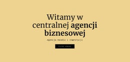 Centralna Agencja Biznesowa - Pobierz Bezpłatnie Szablon Jednej Strony