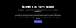 Página Inicial Para Texto Sobre Festival