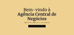 Agência Central De Negócios - Modelo HTML5 Para Download Gratuito
