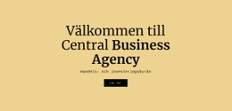 Central Affärsbyrå - Webbplatsdesign