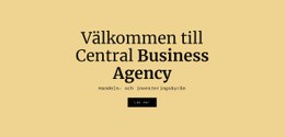 Central Affärsbyrå - Professionell Webbplatsmall
