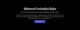 Festival Hakkında Metin E-Ticaret Web Sitesi