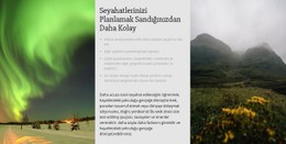 Seyahatlerinizi Planlamak CSS Şablonları