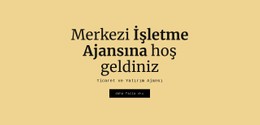 Merkezi Iş Ajansı E-Ticaret Web Sitesi