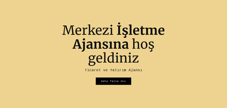 Merkezi iş ajansı WordPress Teması