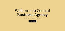 Central Business Agency - Customizable Professional Design