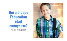 Superbe Conception Web Pour On Joue Et On Apprend