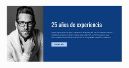 Años De Experiencia - Creador De Sitios Web De Arrastrar Y Soltar