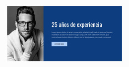 Años De Experiencia - Plantilla Joomla 2024