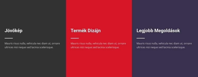 Egyszerű szöveg WordPress Téma