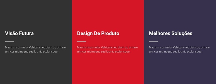 Texto simples Design do site