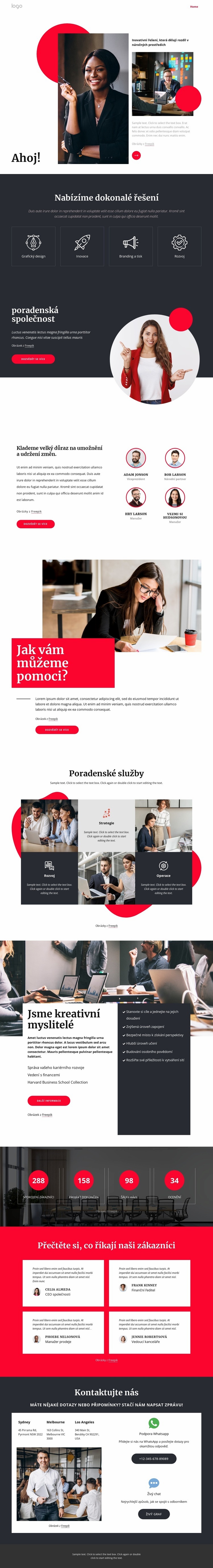 Poradenská společnost NYC Téma WordPress