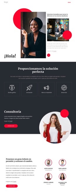 Empresa Consultora NYC: Plantilla HTML5 Adaptable