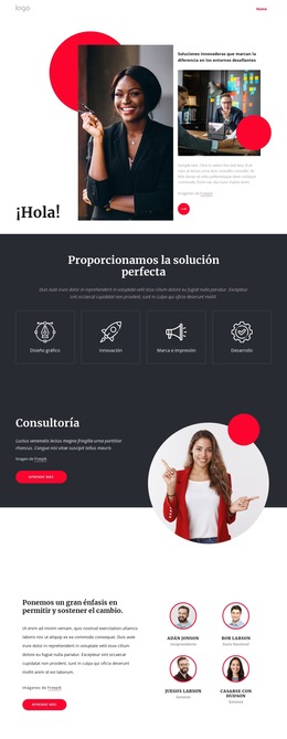 Empresa Consultora NYC - Plantilla De Diseño De Sitio Web