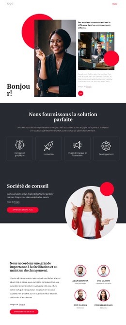 Société De Conseil NYC - Conception De Site Web Simple