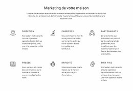 Nous Créons Des Services - HTML Website Maker