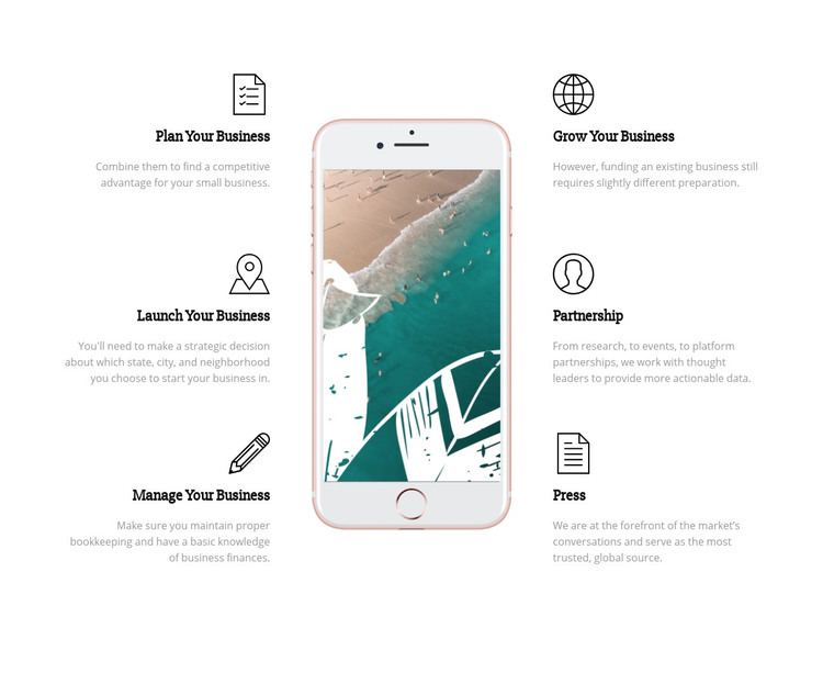 Phone apps Homepage Design