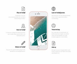 Telefoon-Apps - Creatief, Multifunctioneel Siteontwerp