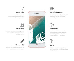 Telefoon-Apps - Sjabloon Om Elementen Aan De Pagina Toe Te Voegen