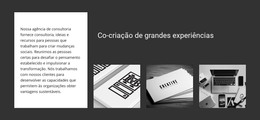 Design HTML Para Co-Criação De Grandes Experiências