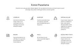 Hizmetler Yaratıyoruz - Açılış Sayfası Şablonu