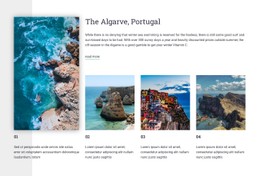 Free CSS For Travel In Algarve, Portugal