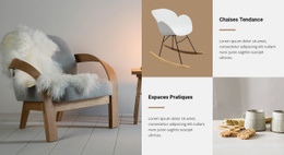 Tendance Des Chaises - HTML Page Creator