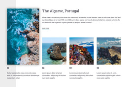 Joomla Page Builder For Travel In Algarve, Portugal