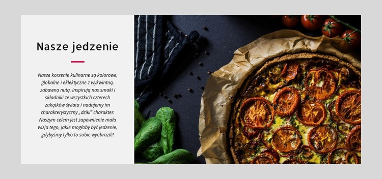 Pizza, burrito i nie tylko Projekt strony internetowej