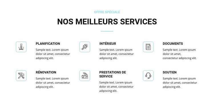 Services de rénovation domiciliaire Conception de site Web