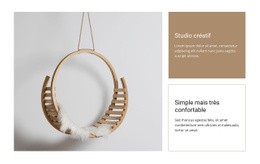 Concepteur De Site Web Pour Studio D'Art Créatif Et De Design