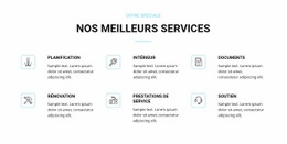 Services De Rénovation Domiciliaire - Créer Une Maquette De Page Web