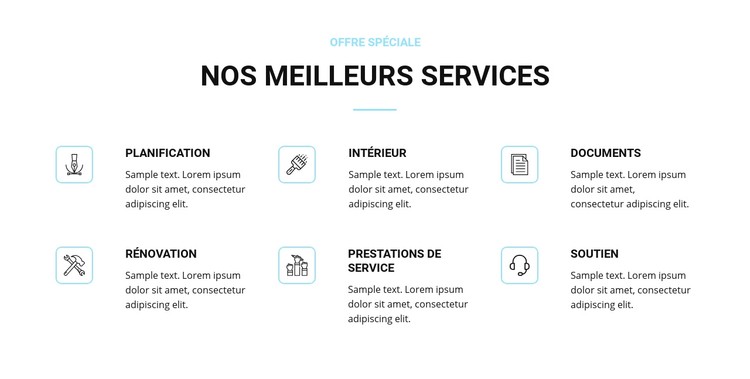 Services de rénovation domiciliaire Modèle CSS