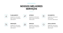 Serviços De Renovação De Casas - Criar Maquete De Página Web